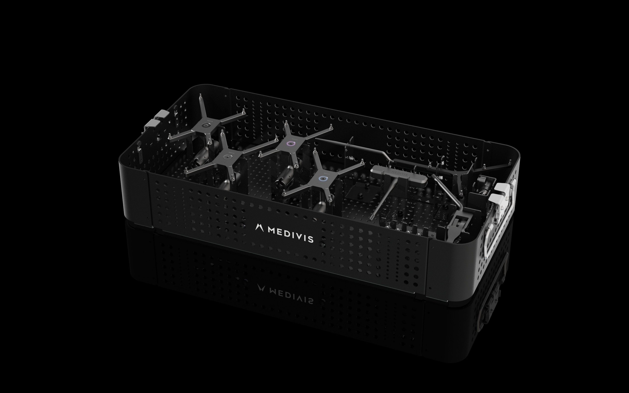 Medivis spine instrument tray
